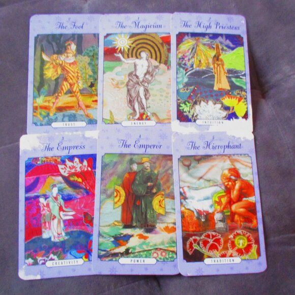 True Love Tarot Deck RARE Amy Zerner & Monte Farber 2006 Slight Flaws - Picture 4 of 12